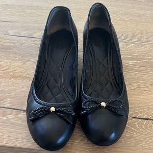 Cole Haan Black Wedged Heels